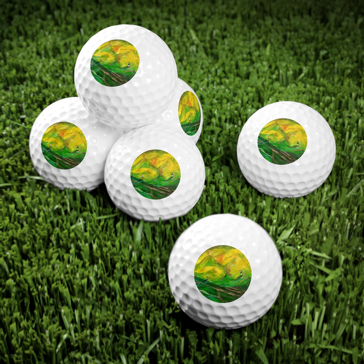 Golf Balls, 6pcs